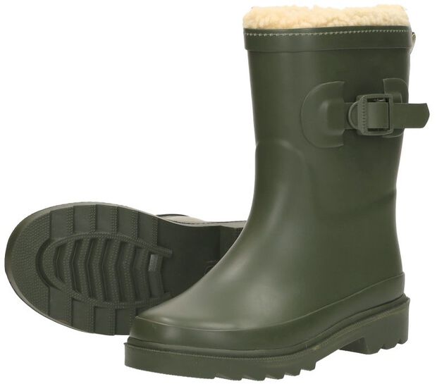 Kids Rubber Rain Boots Fur - large