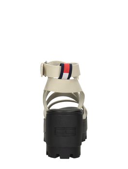 Heeled Leather Sandal