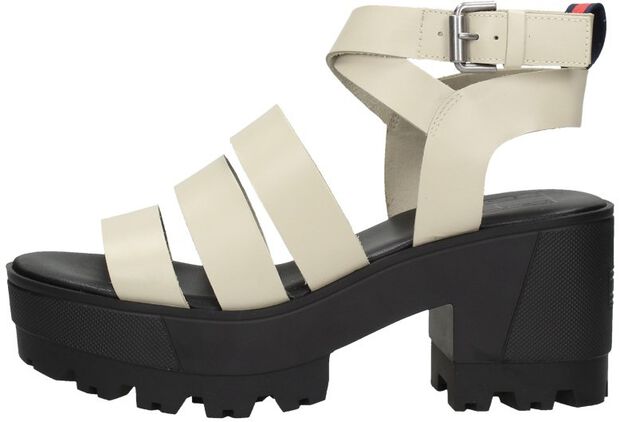 Heeled Leather Sandal - large