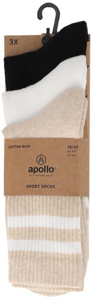 Stripe Sport Socks 3-pack - large