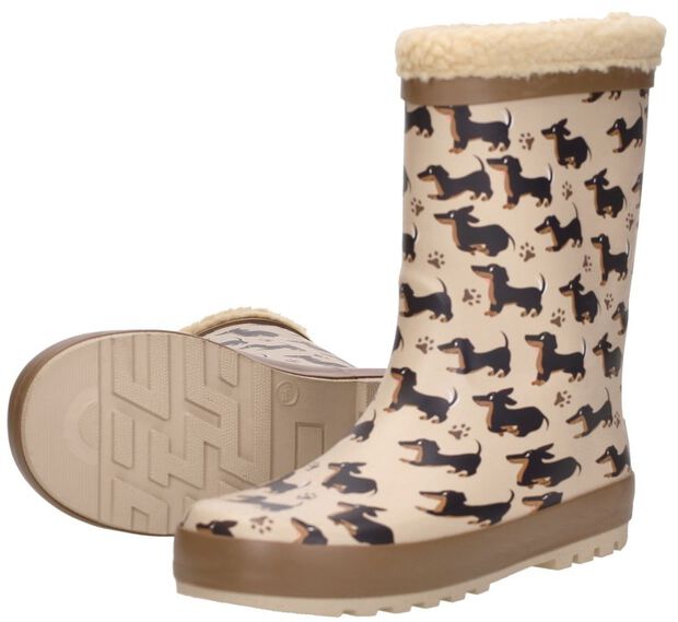 Rainboots Fur tackle print - large