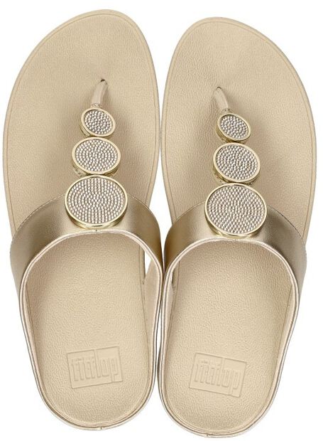 Halo Bead Circle Metallic Toe-Post - large