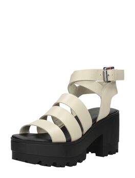 Heeled Leather Sandal