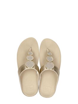 Halo Bead Circle Metallic Toe-Post