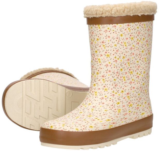 Rainboot Fur flower print - large