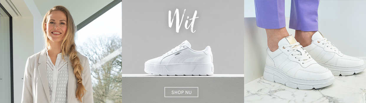 Witte sneakers